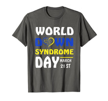 Load image into Gallery viewer, World Down Syndrome Awareness T-Shirt March 21 Yellow Blue T-Shirt-288505
