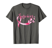 Load image into Gallery viewer, Breast Cancer Awareness Pink Butterflies Ribbon Survivor T-Shirt-776736
