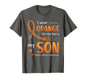 I Wear Orange For Son Kidney Cancer Awareness T-Shirt-3340464