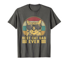 Load image into Gallery viewer, Vintage Best Cat Dad Ever Bump Fit T-Shirt-211274

