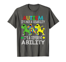 Load image into Gallery viewer, It's Not A Disability Ability Autism Dinosaur Dabbing Gift T-Shirt-52743
