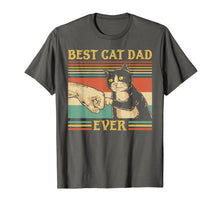 Load image into Gallery viewer, Best Cat Dad Ever Paw Fist Bump Fit Vintage Retro Gift Men T-Shirt-933880
