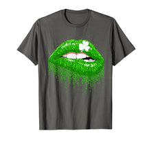 Load image into Gallery viewer, Green Lips Biting Sexy Irish Costume Shirt St Patricks Day T-Shirt-97847
