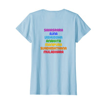 Load image into Gallery viewer, 7 Chakras Sanskrit Spiritual Lifestyle Yoga T-Shirt
