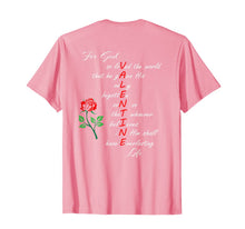 Load image into Gallery viewer, Christian Valentine's John 3:16 For God So Loved the World T-Shirt-1403595
