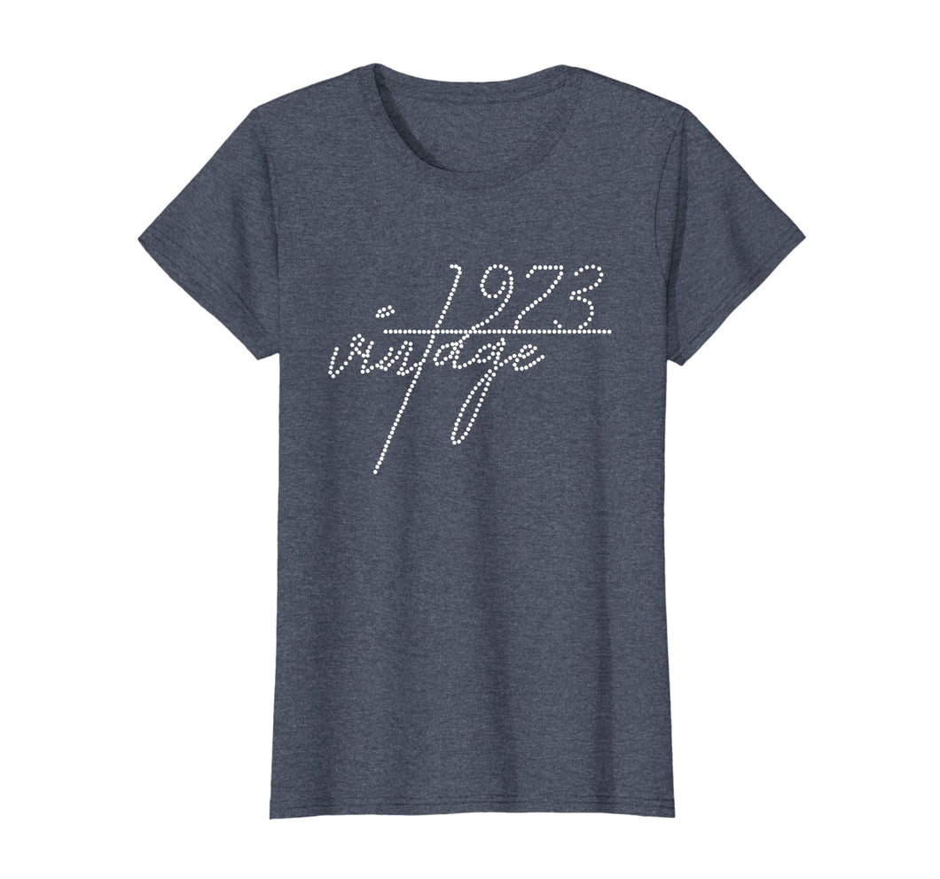Womens 46th Birthday Funny Tshirt, Vintage 1973 Bday Gift Idea