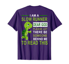 Load image into Gallery viewer, Slow Runner Running Lovers Gifts Turtle Running Team T-Shirt-1923399

