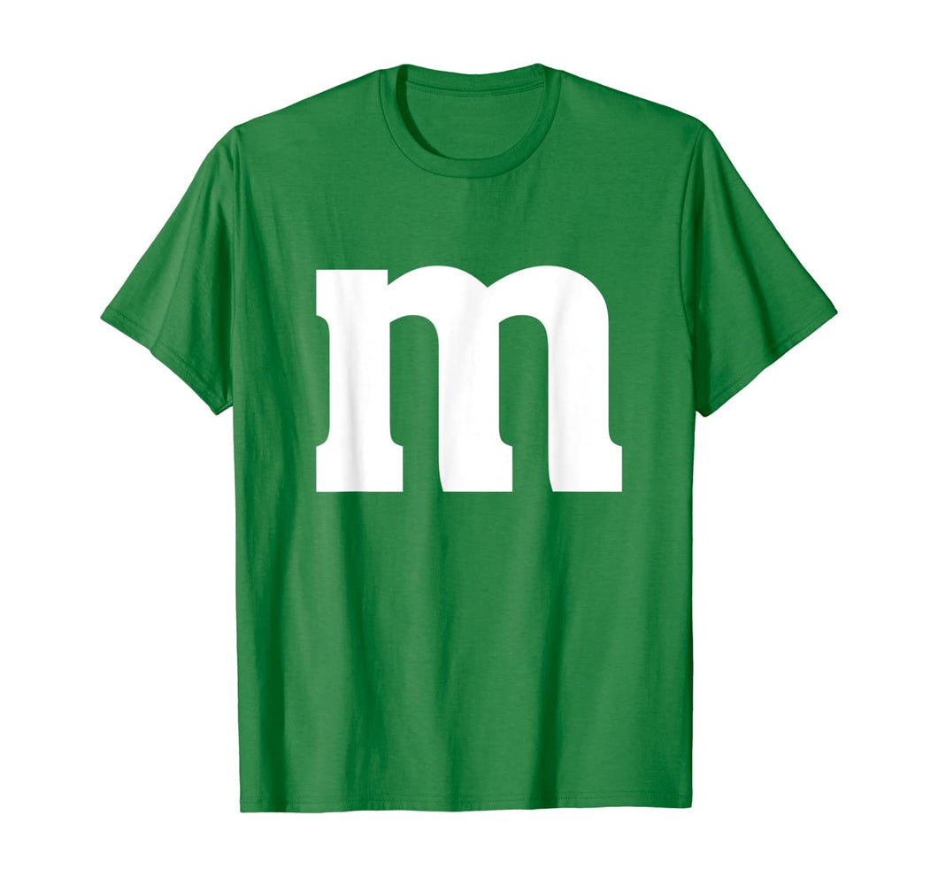 Letter m Shirt lower Case Halloween alphabet costume T-Shirt