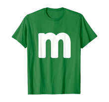 Load image into Gallery viewer, letter m shirt lower case alphabet Letter M different colors T-Shirt
