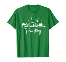 Load image into Gallery viewer, True Story Nativity Christmas Baby Jesus Manger Catholic T-Shirt
