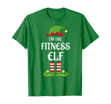 Load image into Gallery viewer, I'm The Fitness Elf Matching Family Christmas Gift Sporty T-Shirt
