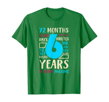 Load image into Gallery viewer, 6th Birthday Gift Son Daughter Age Six 6 Year Old Boys Girls T-Shirt
