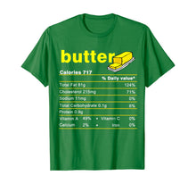 Load image into Gallery viewer, Butter Nutrition Facts Funny Thanksgiving Christmas food T-Shirt
