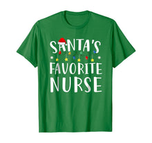Load image into Gallery viewer, Santa's Favorite Nurse Christmas Shirt
