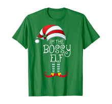 Load image into Gallery viewer, I'm The Bossy Elf Family Matching Christmas Gift Group T-Shirt
