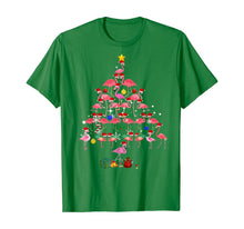 Load image into Gallery viewer, Funny Flamingo Christmas Tree T-Shirt T-Shirt
