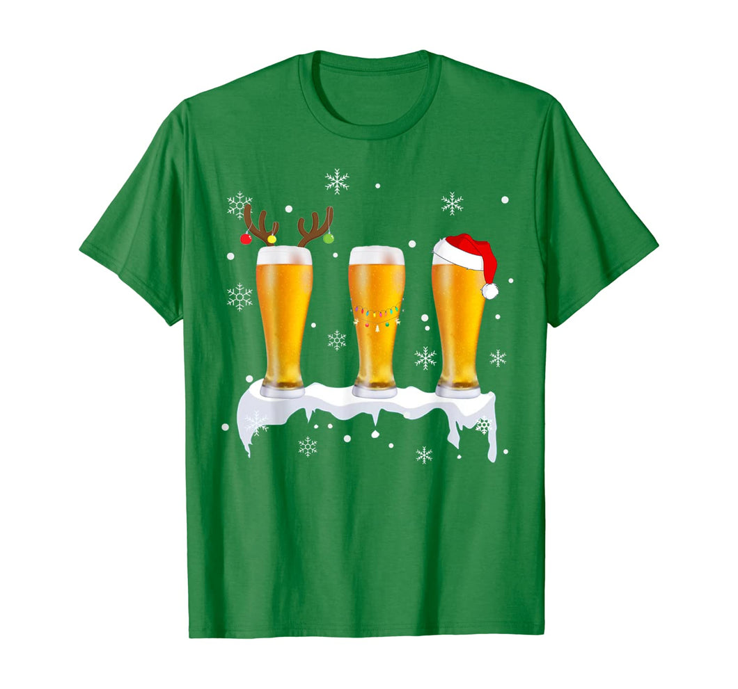 Christmas Beer T-Shirt | Reindeer Beer Christmas Funny Gift T-Shirt