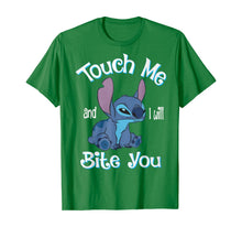 Load image into Gallery viewer, Stitch Touch Me And I Will Bite You Shirt For Fans
