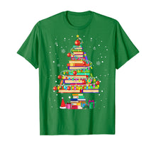 Load image into Gallery viewer, Merry Christmas Library Tree Cute Book Lover Librarian Gifts T-Shirt
