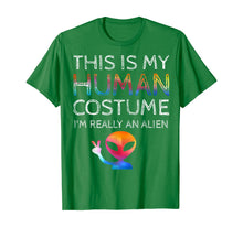 Load image into Gallery viewer, This Is My Human Costume I'm Really An Alien Galaxy UFO Gift T-Shirt
