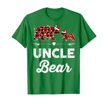 Load image into Gallery viewer, Uncle Bear Red Plaid Christmas Pajama Matching Family Gift T-Shirt
