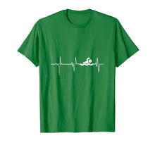 Load image into Gallery viewer, Heartbeat Swimming T-Shirt Funny swimming shirt
