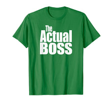 Load image into Gallery viewer, Funny Matching Coordination Family The Actual Boss Tshirts
