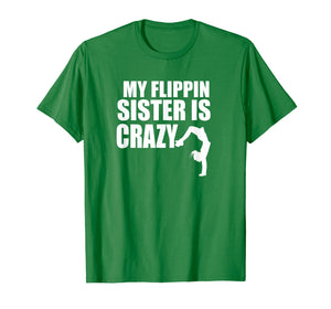 Brother Sister Gymnastics Tumbling Cute Gymnast Flip T-Shirt