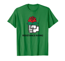 Load image into Gallery viewer, Democratic Socialists of America (DSA) Resistance Rising Tee
