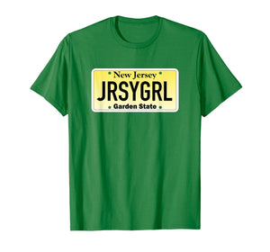 Jersey Girl New Jersey License Plate T-Shirt
