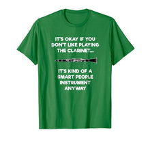 Load image into Gallery viewer, Clarinet T-Shirt - Funny Smart Clarinet Player
