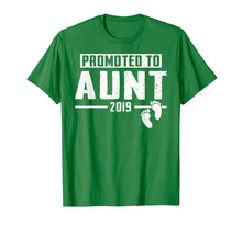 Load image into Gallery viewer, Promoted To Aunt Est 2019 T-Shirt First Time New Mothers Day
