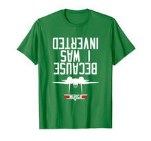 Load image into Gallery viewer, Because I Was Inverted T-shirt Navy F-14 Tee
