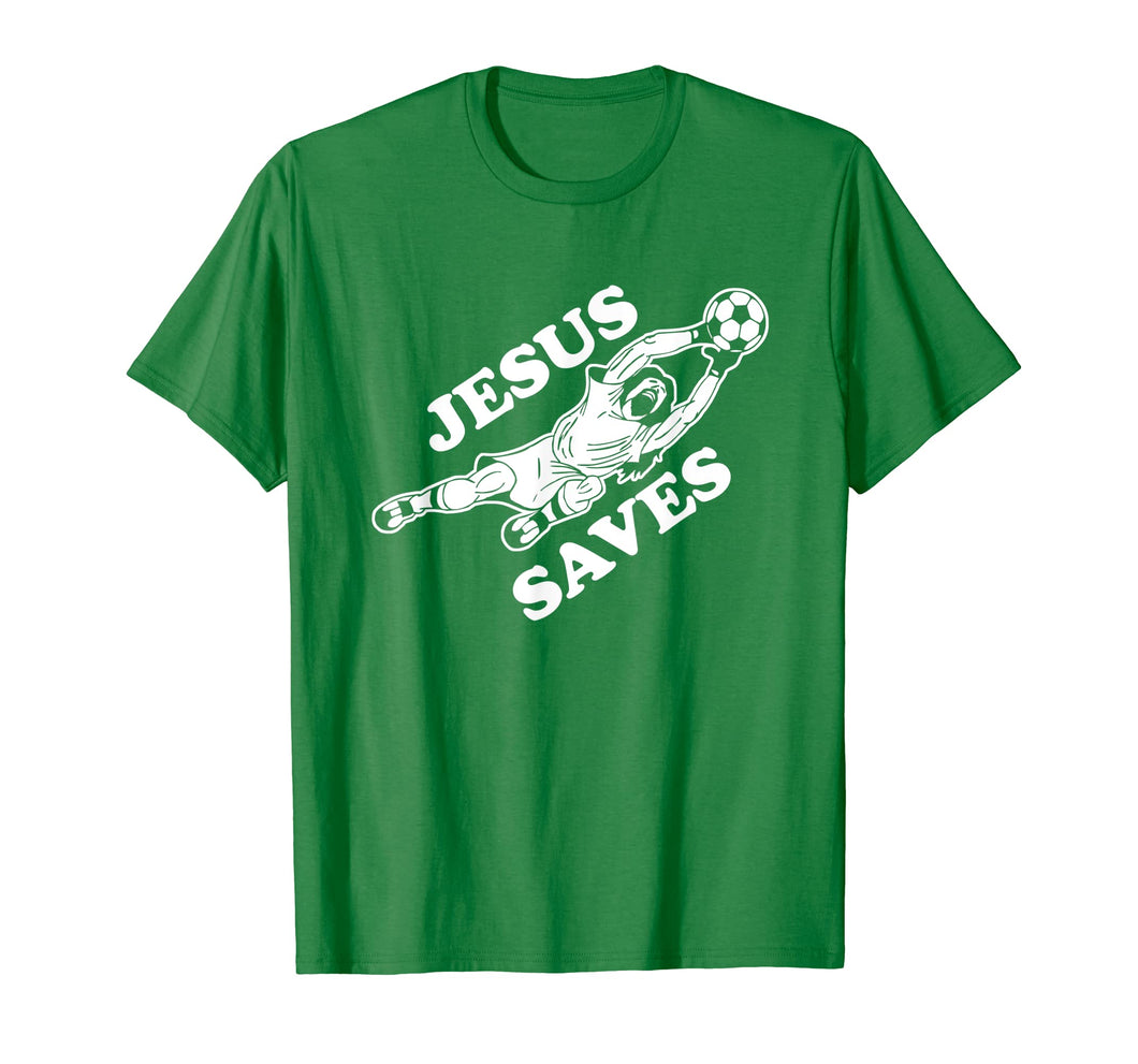 Jesus Saves Soccer Goalie t-shirt