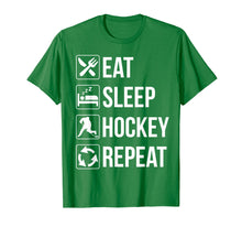 Load image into Gallery viewer, Funny Eat Sleep Hockey Repeat T-Shirt
