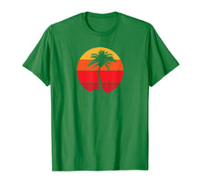 Load image into Gallery viewer, Pacific Ocean Beach Palm Tree Sun Retro Vintage T-Shirt
