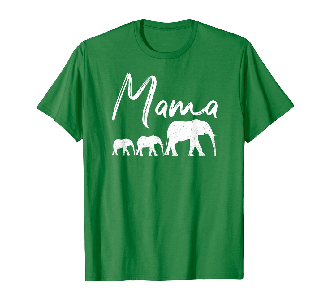 MAMA Shirt ELEPHANT Mother's Day Gifts Mommy Mom Best Top