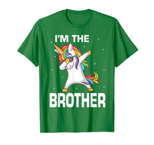 Load image into Gallery viewer, Unicorn Man Dabbing I'm The Brother Father Day Retro Shirt
