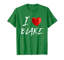 Load image into Gallery viewer, I Love Heart BLAKE Family Name T Shirt
