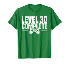 Load image into Gallery viewer, Level 30 Complete - Gamer 30th Birthday Gift T-Shirt
