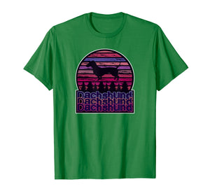 Dachshund Lover Retro 70's Wiener dog T-Shirt