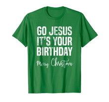 Load image into Gallery viewer, Distressed Go Jesus It's Your Birthday Shirt Christmas Shirt
