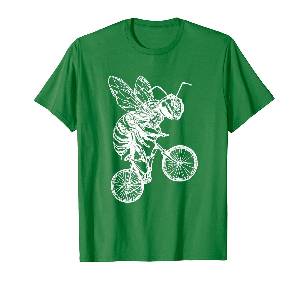 SEEMBO Bee On A Bicycle T-Shirt Cycling Gift Funny Bike