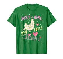 Load image into Gallery viewer, Just A Girl Who Loves Chickens T-Shirt Funny Gift for Girls
