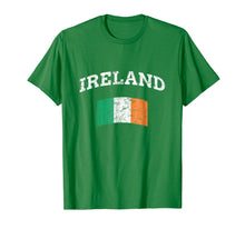 Load image into Gallery viewer, Ireland Irish Flag Distressed T-Shirt / Saint Patrick&#39;s Day
