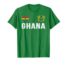 Load image into Gallery viewer, Ghana T-shirt Ghanaian Flag Souvenir Gift
