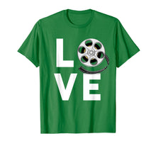 Load image into Gallery viewer, I Love Movies T-Shirt Gifts for Film Lovers, Students &amp; Fans
