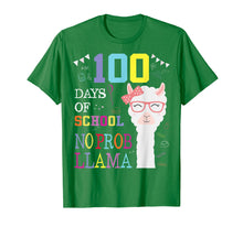 Load image into Gallery viewer, 100 Days of School Shirt No Probllama Llama 100th day tshirt
