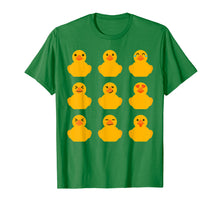 Load image into Gallery viewer, Rubber Ducky Emojis Shirt | Cool Duck Bath Toy T-shirt Gift

