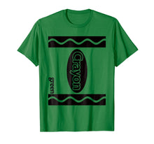 Load image into Gallery viewer, Green Crayon Box Halloween Costume Couple Group T-Shirt
